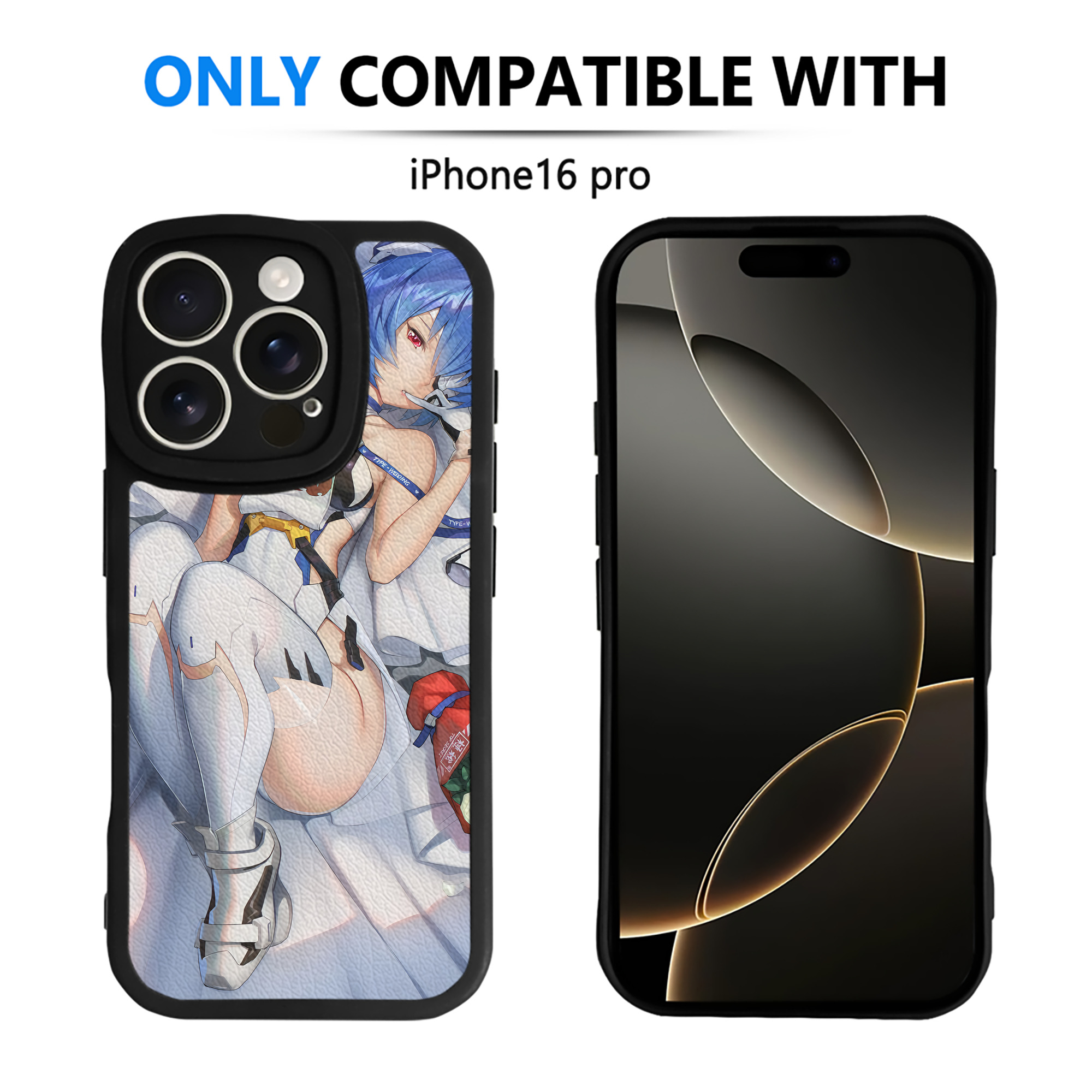 （画像用） EVA 新世紀エヴァンゲリオン 【iPhone 16シリーズ対応】シリコンスマホケース（レザー調） 材質：シリコン